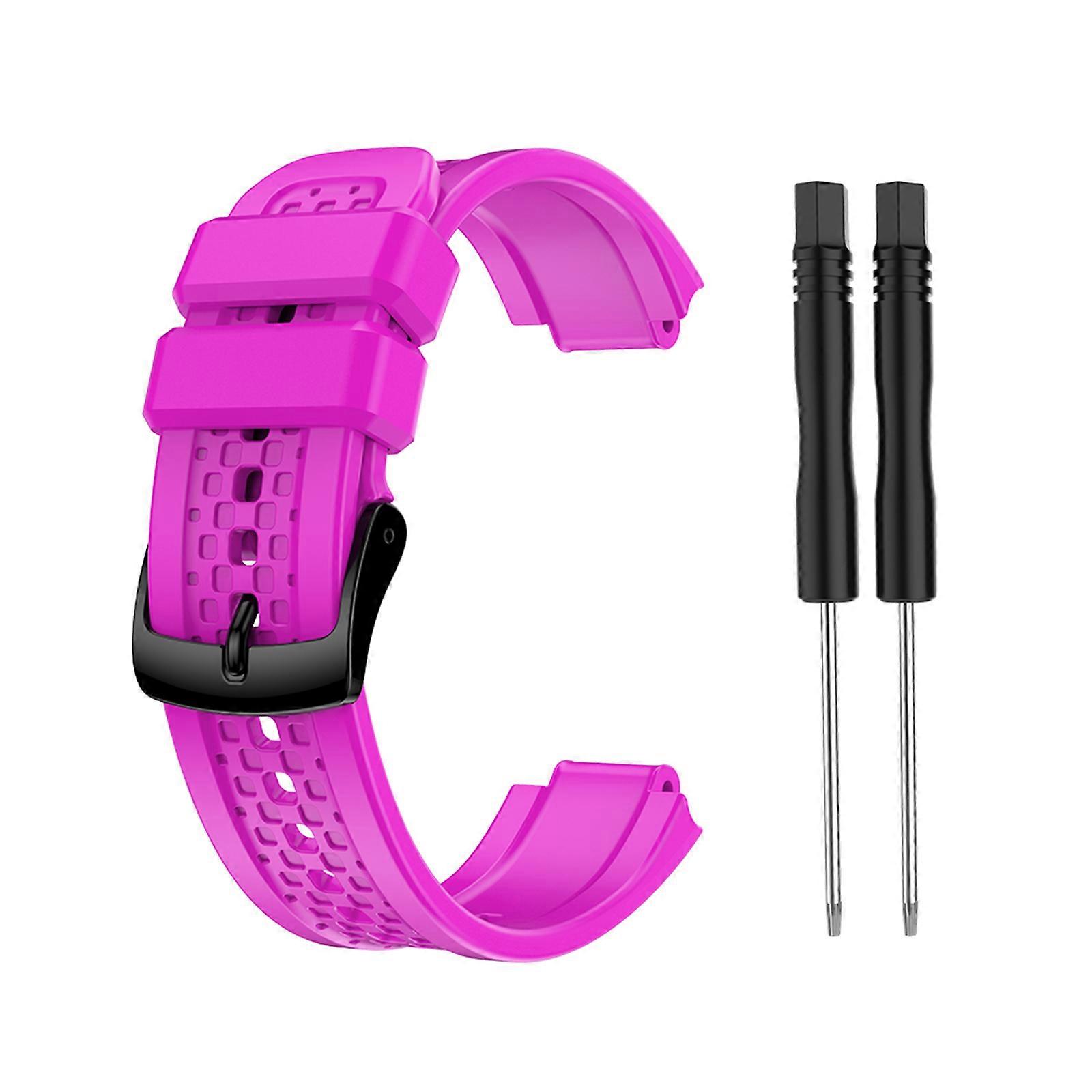 Quick Release Smartwatch Loop Anti-scratch Wristband Fashionable Bracelet Compatible for Forerunner 25 Comfortable Strap Purple
