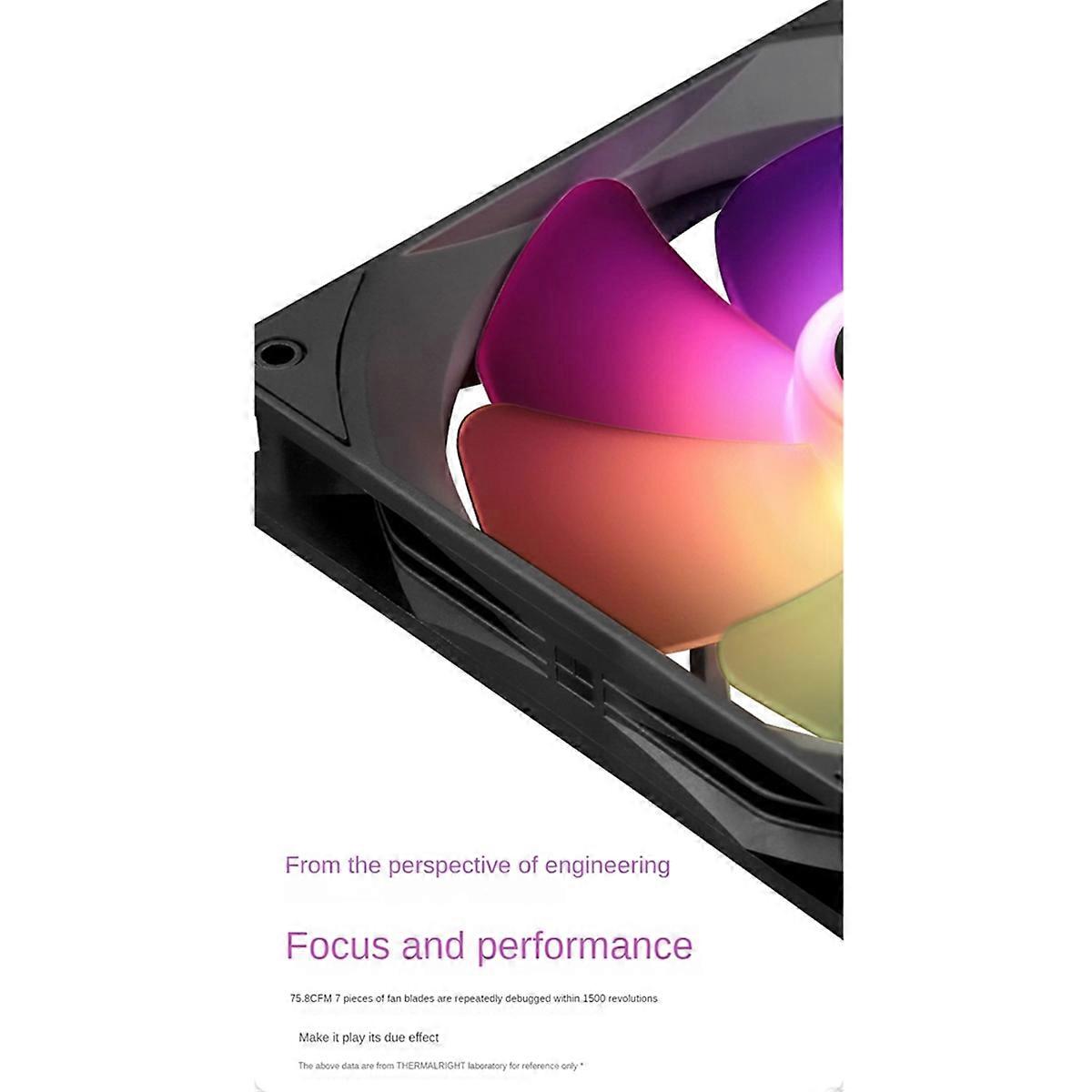 14cm ARGB TL-C14C-S PC Case CPU Cooling Fan Black