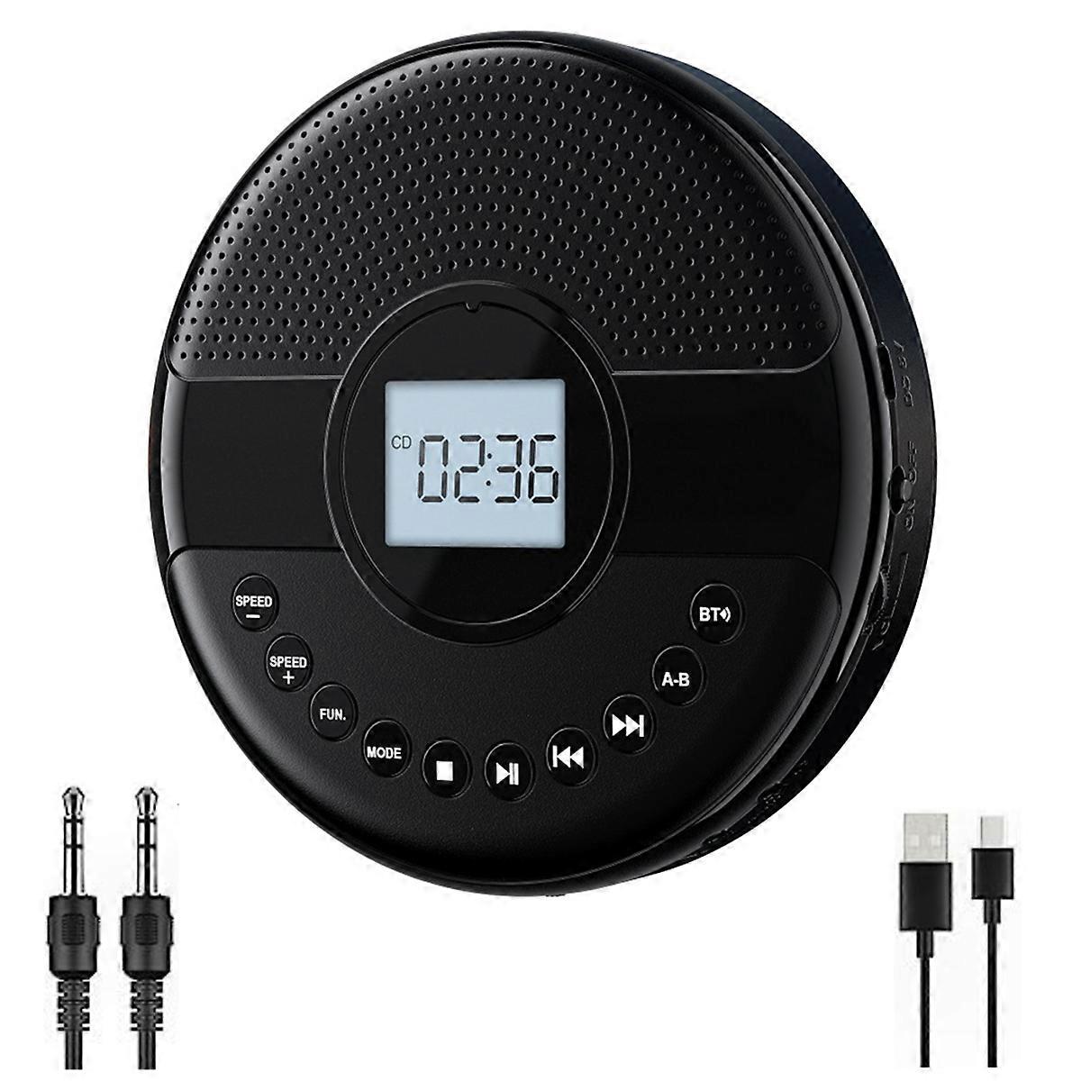 CD Player φορητό, Bluetooth CD Player με διπλό ηχείο