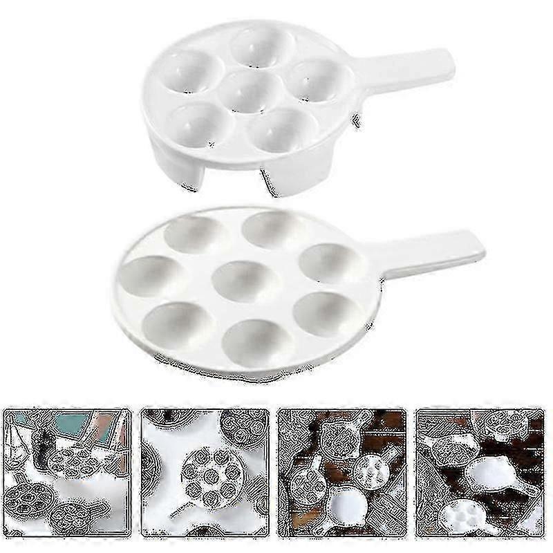 FFY 2pcs Round Snail Snail Baking Pans Roasting Pans