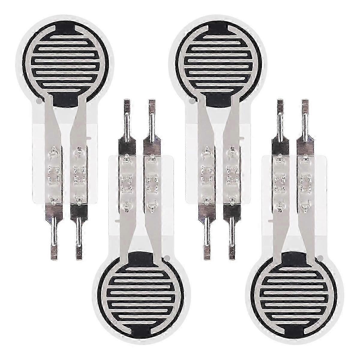 4 قطع مستشعر ضغط غشاء رقيق 20 جرام - 2 كجم مقاوم عالي الحساسية حساس للقوة مستشعر القوة مستشعرات الضغط