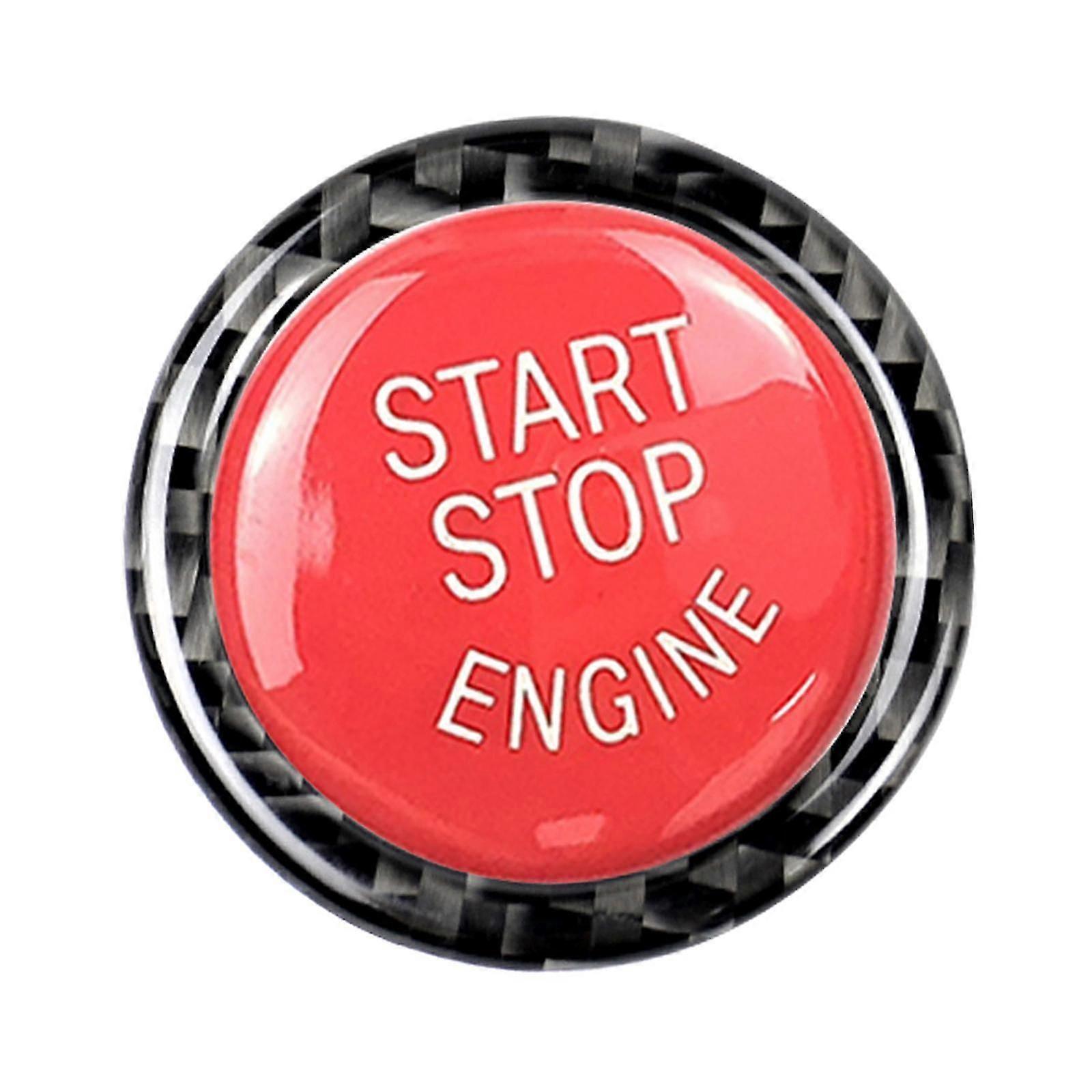 Engine Start Stop Button Cover Sticker for  E90 E92 E93 Car Styling Red
