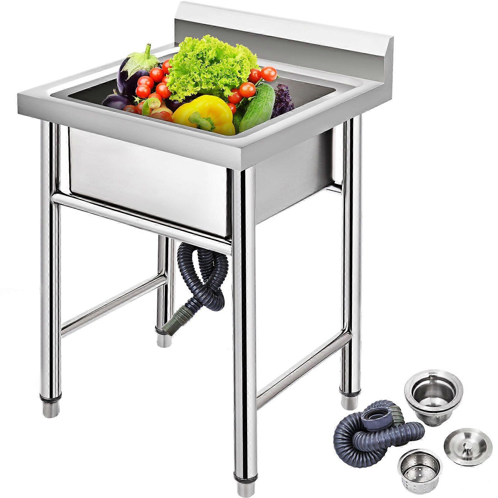 1 compartiment évier en acier inoxydable bol profond fait à la main