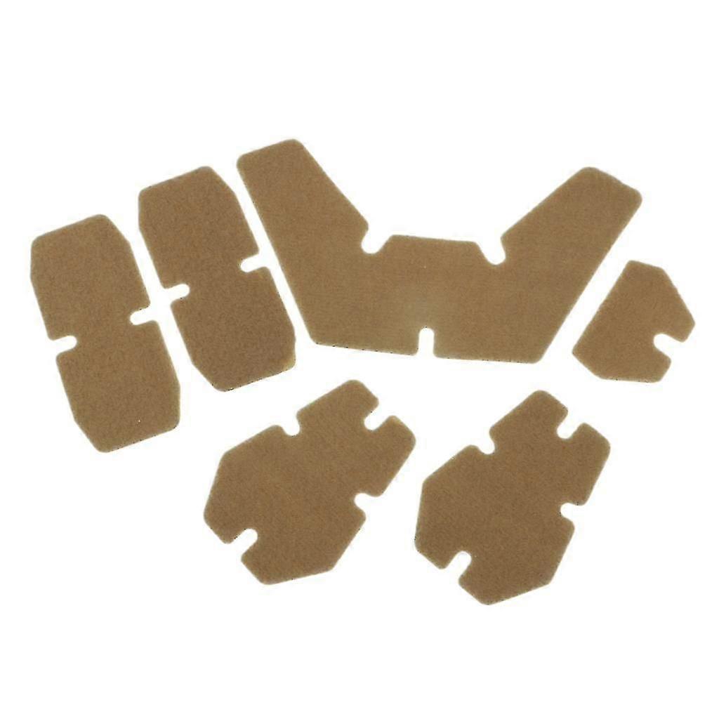 5pcs Tactical Helmet Hook and Loop Sticker Patch Set for WST-AF Helmet Black