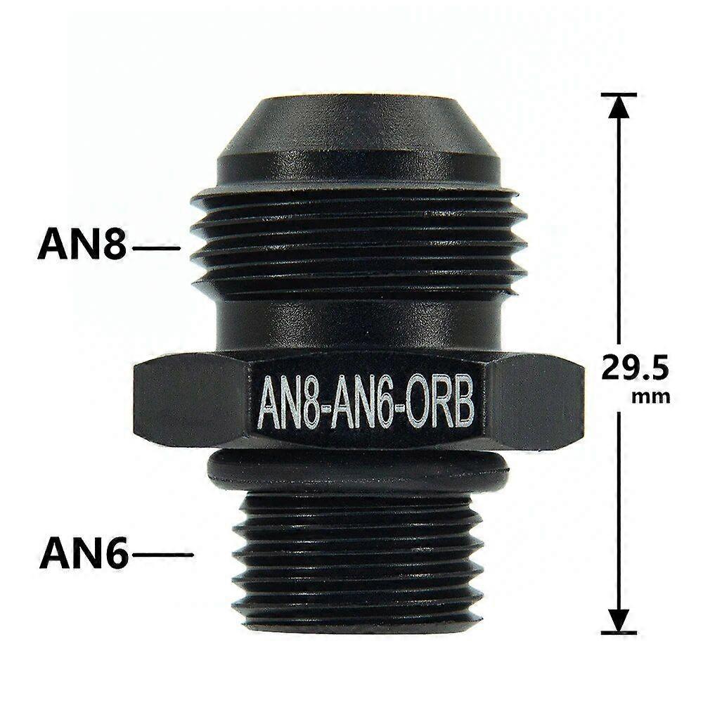 Universal AN6 AN8 AN10 AN12 A AN A M16 / M18x1.5 Rosca recta Aceite combustible Accesorio de manguera de aire Adaptador macho Accesorios para automóviles