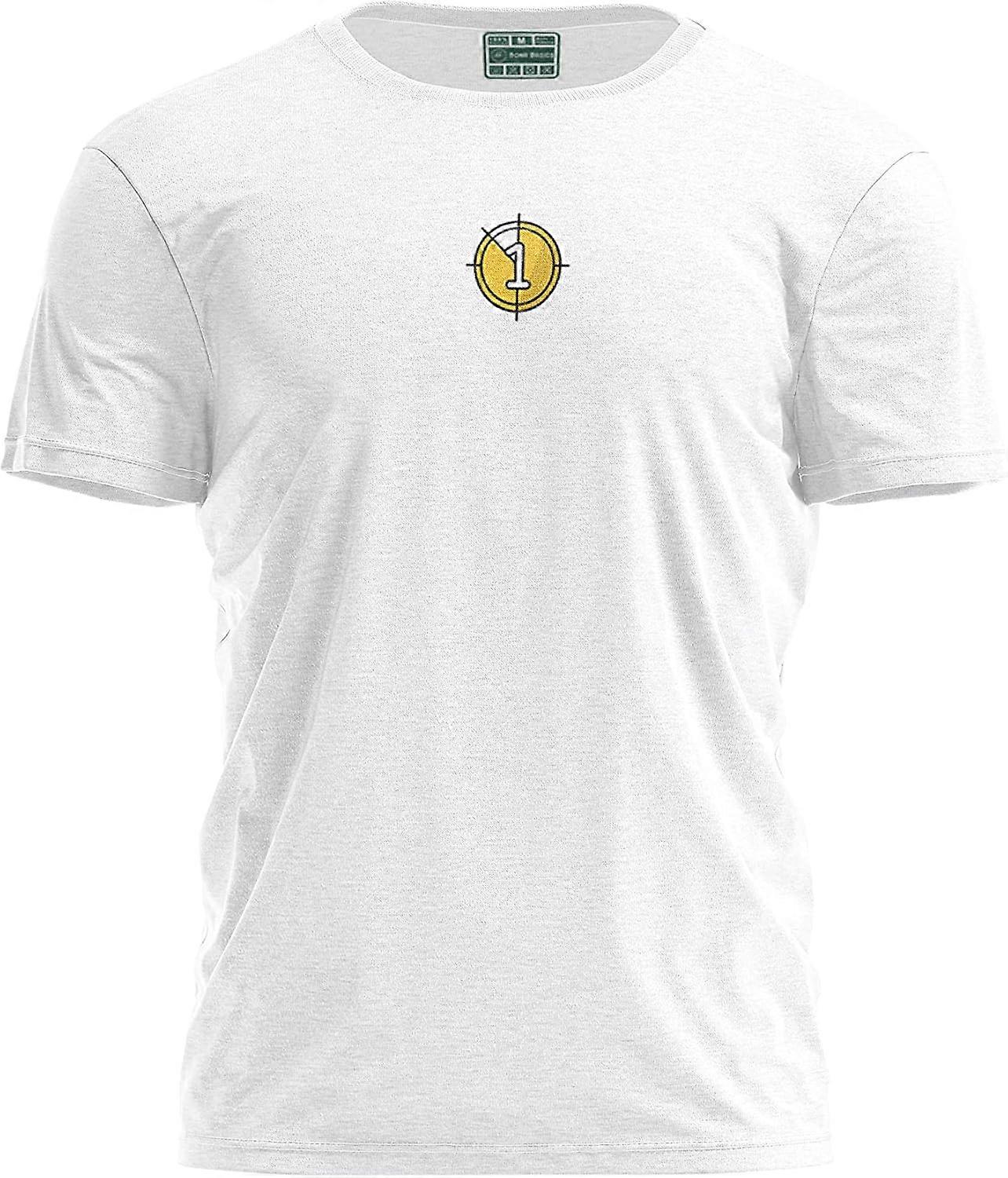 YC-Romantic 100% Cotton Pure White T-shirt: Love in Every Stitch