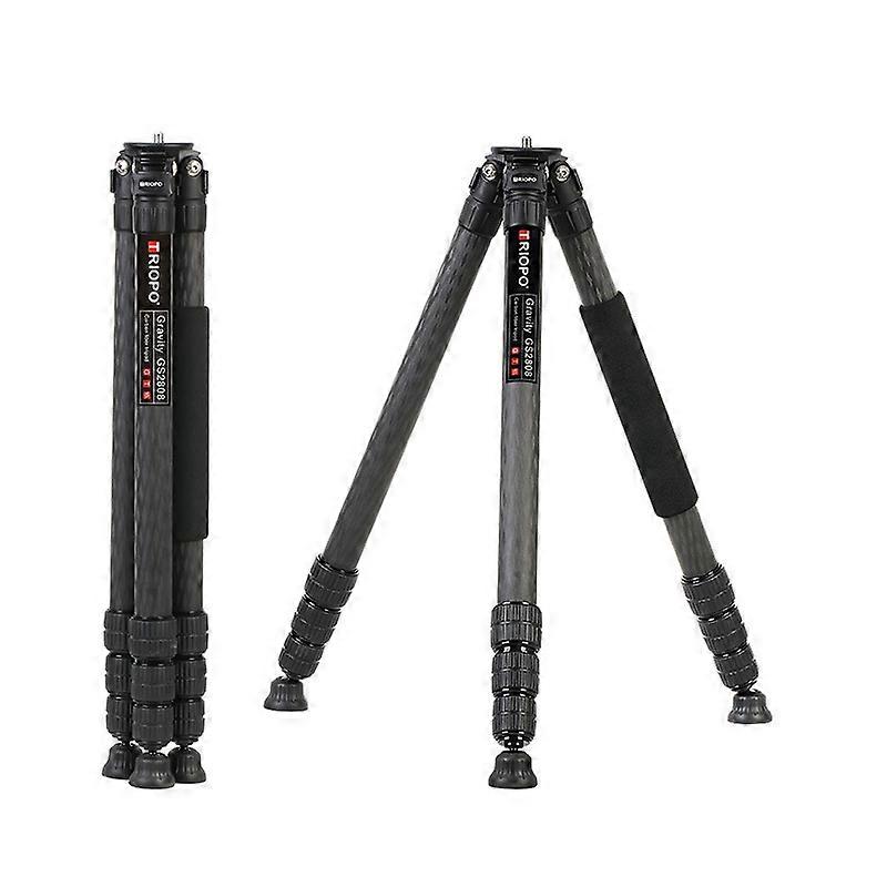 TRIOPO GS2808 βιντεοκάμερα Φωτογραφία κανένα αξονικό τρίποδο ινών άνθρακα δεν τοποθετεί τη βάση με το κεφάλι σφαιρών, Φορτίο: 15KG