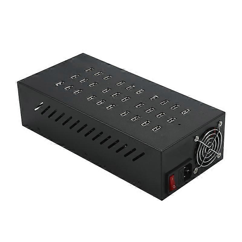 110 / 220V متعدد المنافذ USB Hub شاحن سريع 30 منفذا محطة شحن لجهاز iPhone iPad