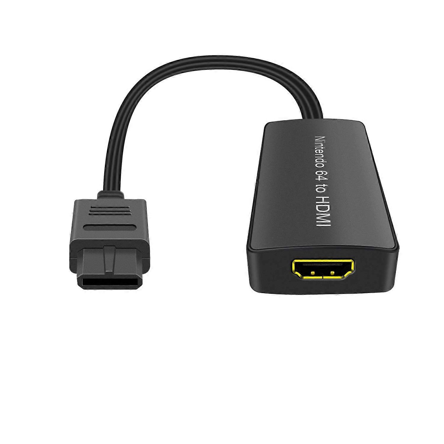 HDMI Converter for Nintendo 64 HD for TV, Compatible with N64 Console, Supports 720p Resolution, Plug and Play