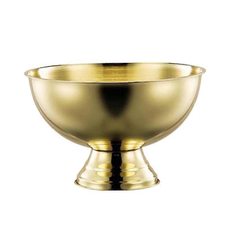 パーティー用のアイスバケツバーベキューホリデーウェディング用の頑丈なワイン冷却バケツ-説明通り-ゴールド