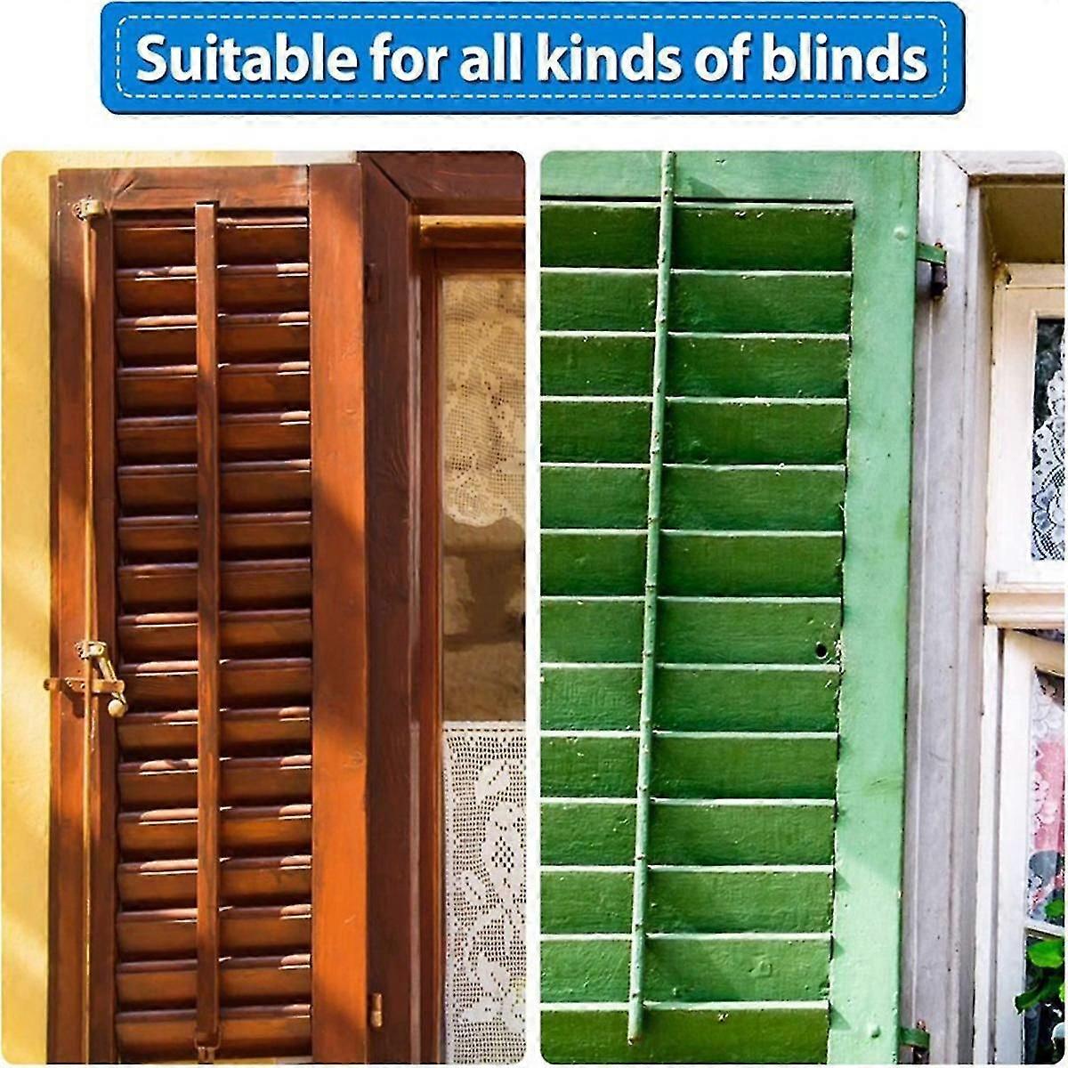 40Pcs Plastic Shutter Repair Pin Set, Spring Loaded Replacement for Window Shutters
