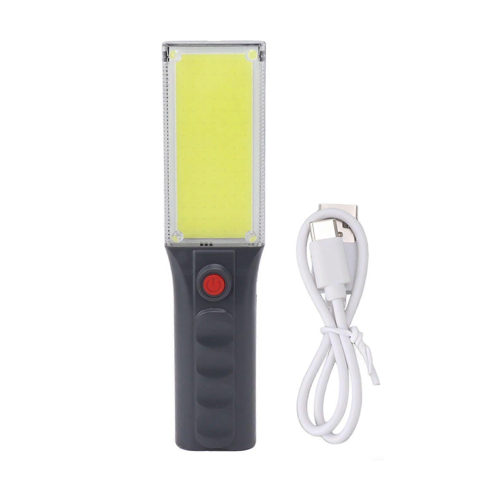 LED work light rechargeable magnetic adsorption high brightness COB panel portable LED work light with hook
