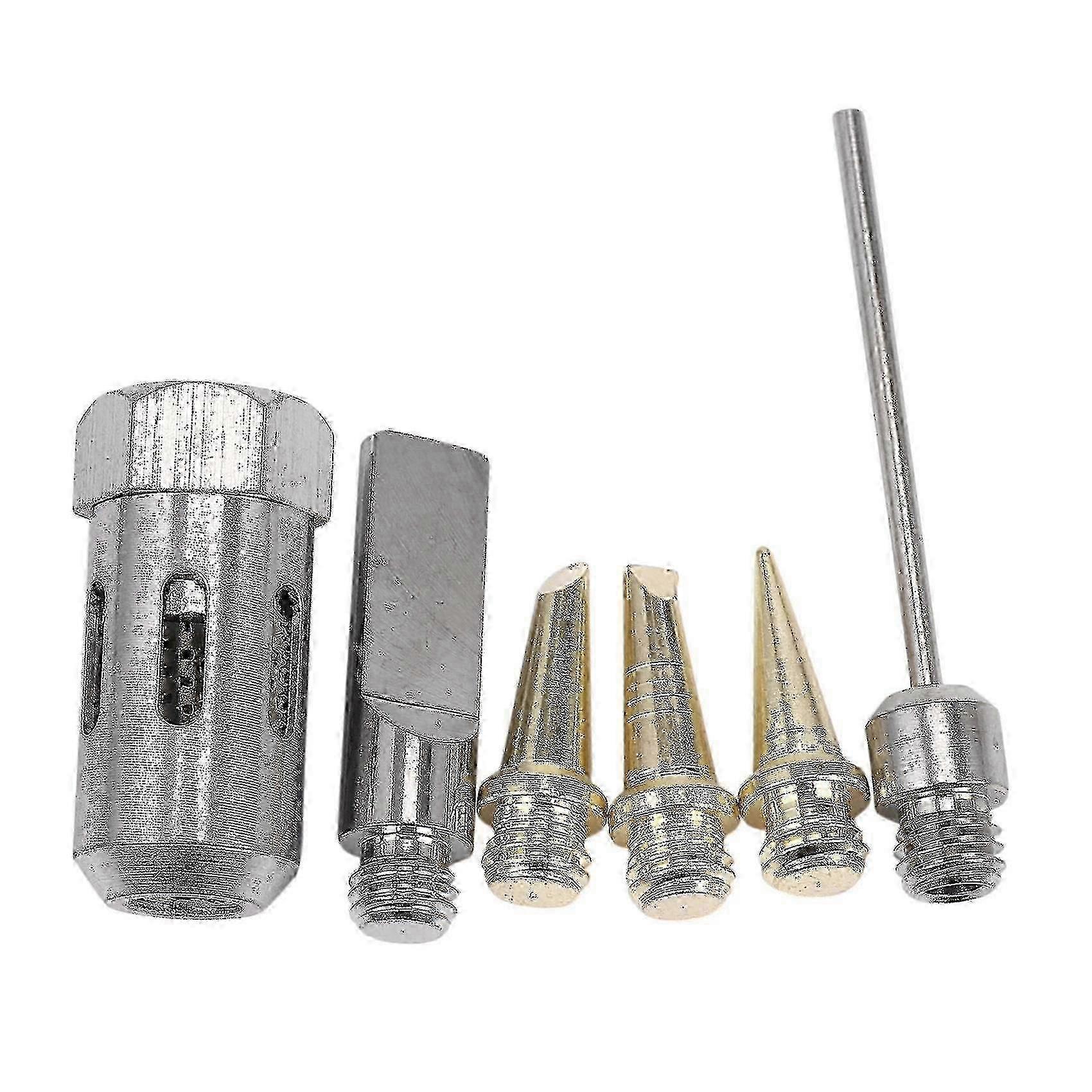 6 Pcs Flame Butane Gas Soldering Tips+nozzle Butane Gas Solder Tip