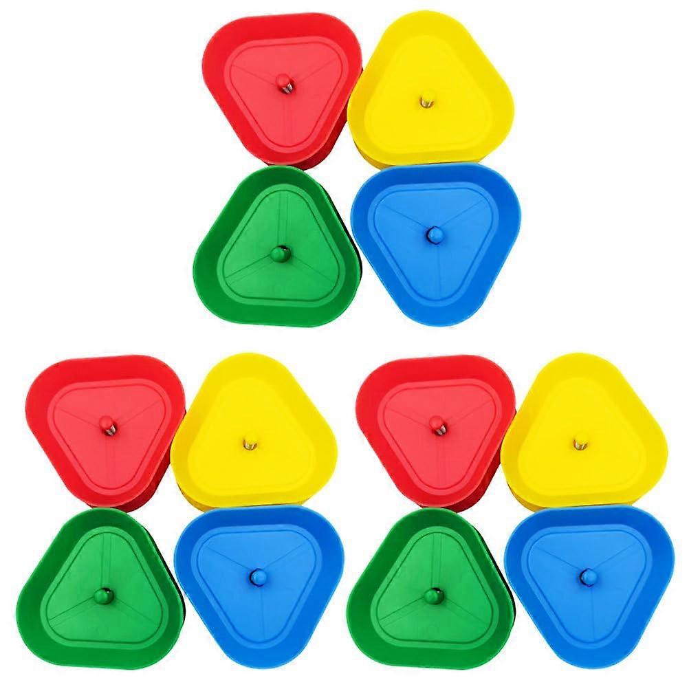 Playing Card Rack 12pcs Triangle Poker Holders Poker Support Stand Hands