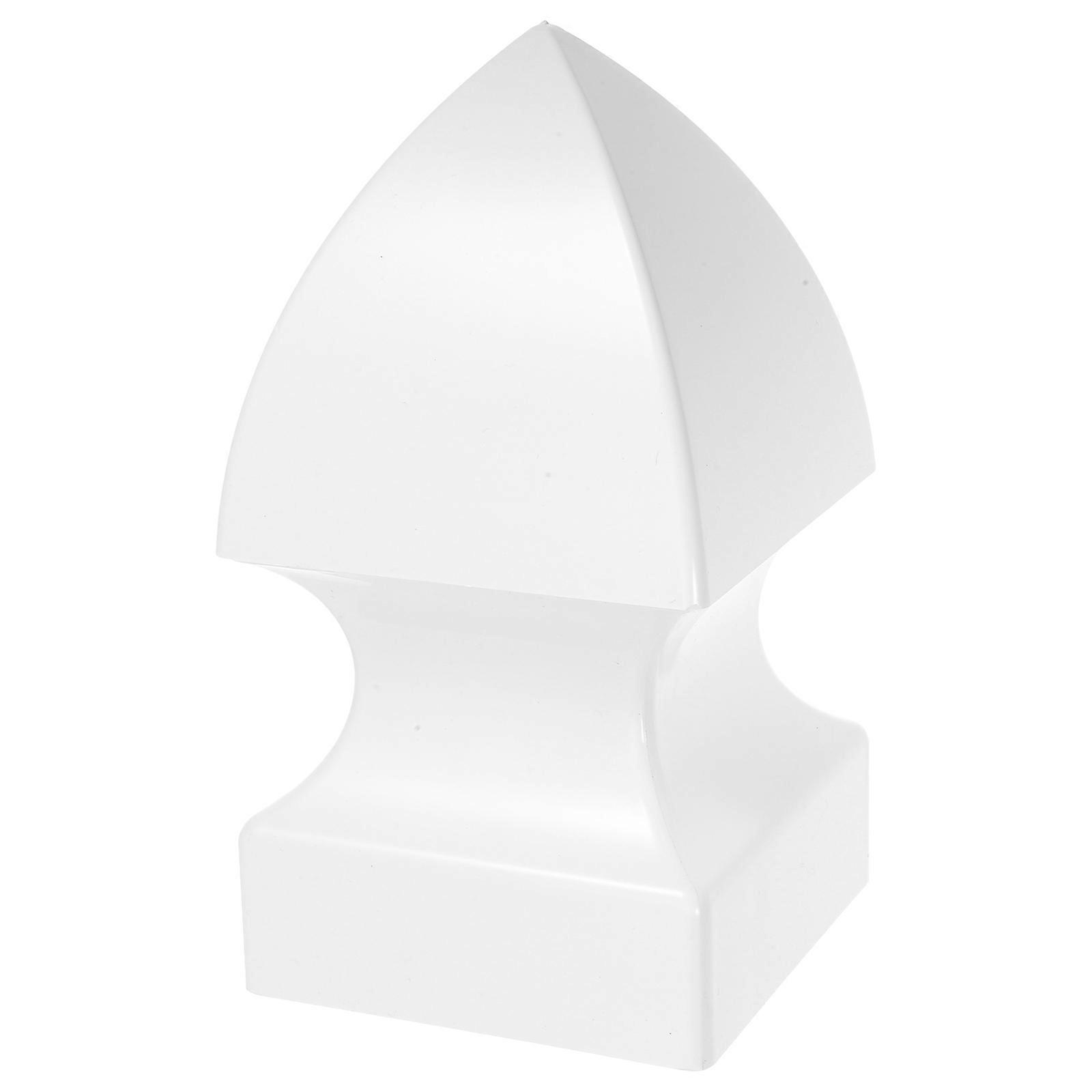 Gothic Style PVC Square Post Caps – Durable, Weather Resistant Fence Post Covers for Indoor & Outdoor Use – Decorative Retro Design, Easy Railing