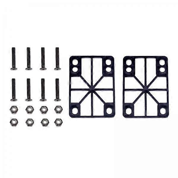 2xSkateboard Riser Pad Longboard Shock Pad Cruiser Hardware Thickness 3mm