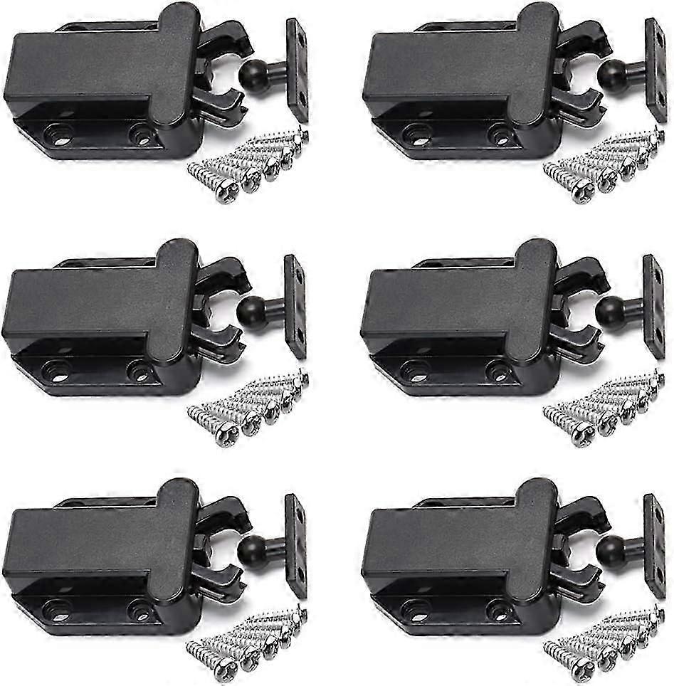 Set de 6 bucati incuietori, ABS, 42.5x55mm