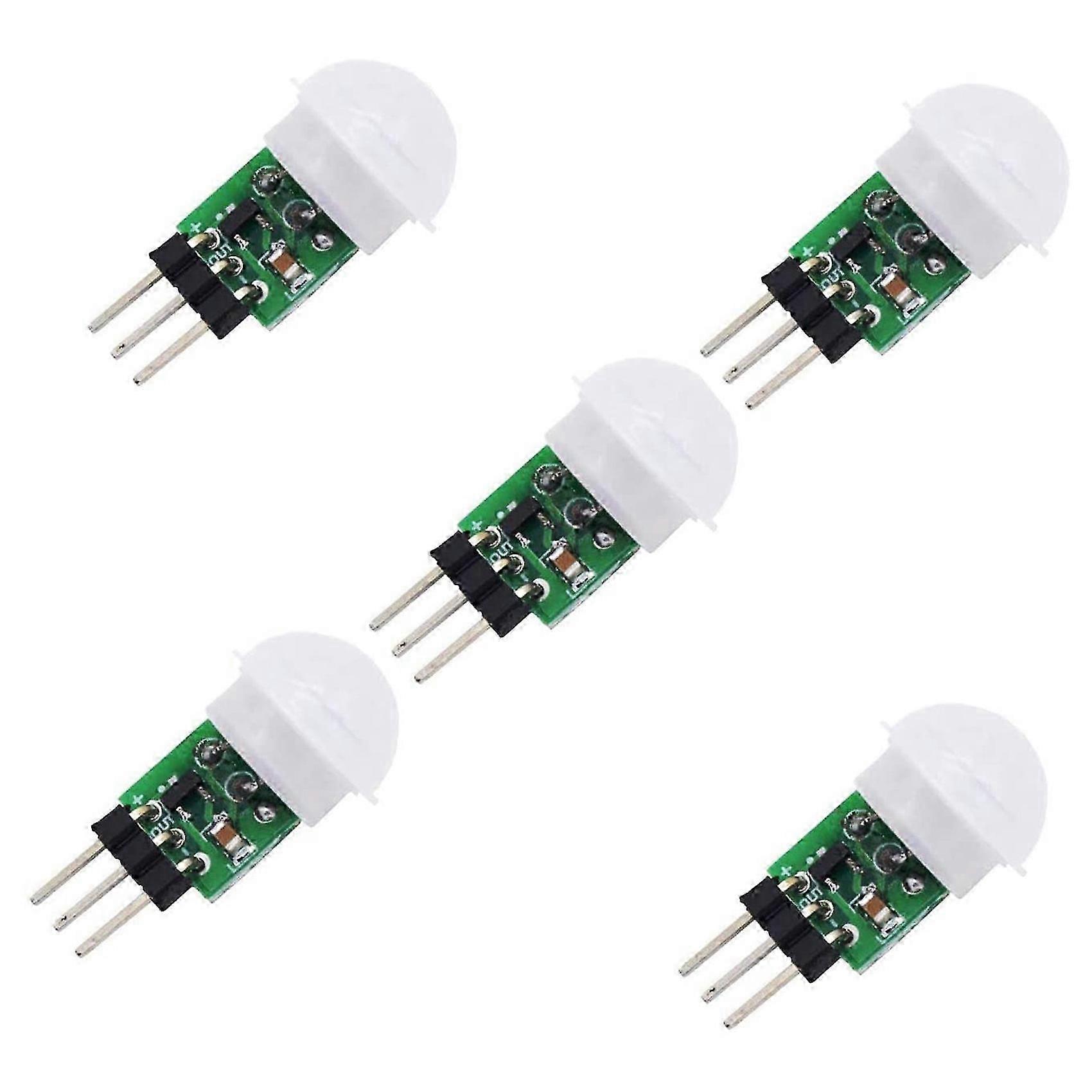 AM312 PIR Sensor,5 Pack PIR Motion Sensor Outdoor Mini Pyroelectric Infrared PIR Human IR Sensor Mo Edition 0617