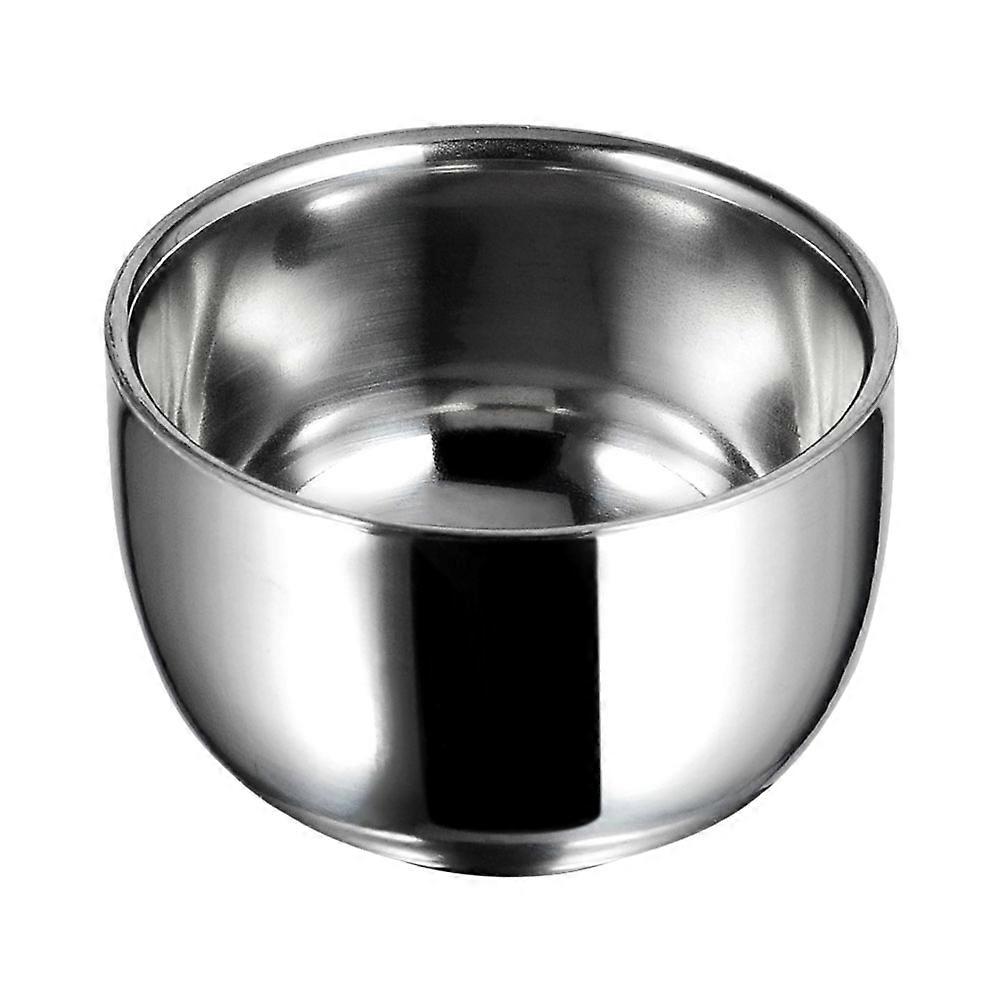 Stainless Steel Shaving Foaming Bowl for Men – Smooth Surface, Compact Design, Safe for Hands, Ideal for Home and Barber Shop Use
