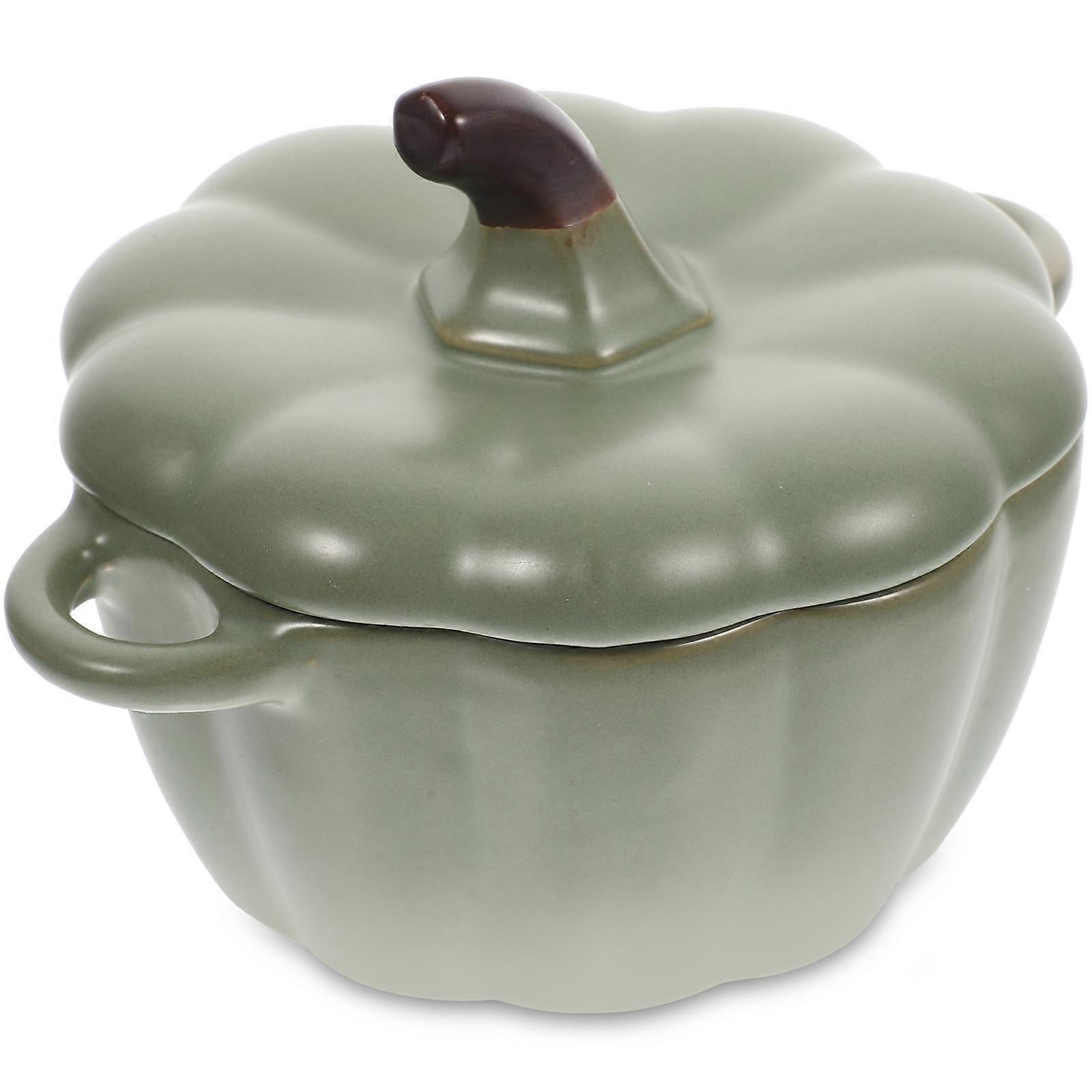 Ceramic Kitchenware with Lid for Steaming Needs, Robust and Convenient