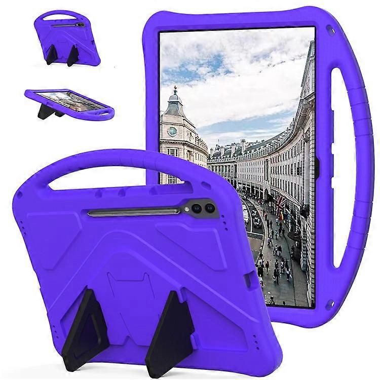 Compatible For Samsung Galaxy Tab S10 Ultra Case EVA Tablet Cover with Handle Kickstand Children Friendly