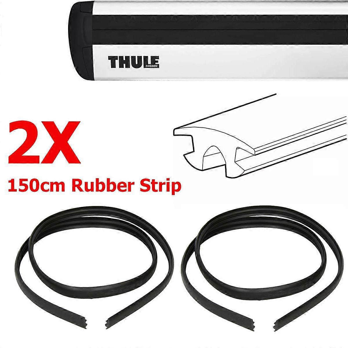 2X ανταλλακτική σφραγίδα Thule T-slot Λαστιχένια λωρίδα Wingbars Aerobars bar Rhino Reconn 150cm