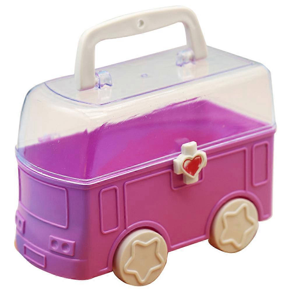 Toy Organizer Purple Multifunctional Storage Plastic Storage Containers with Lids