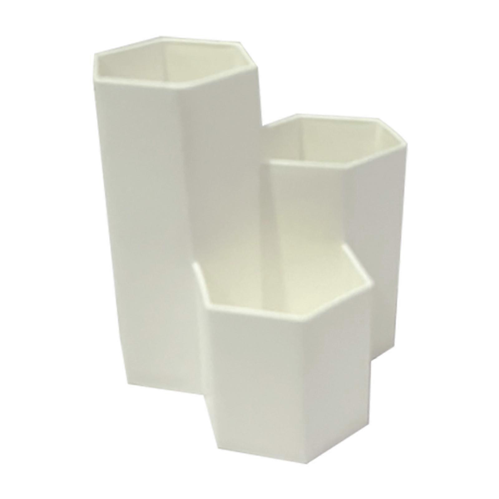 Makeup Brush Holder Organizer, Large 3 Compartment Multi-Purpose Cosmetics