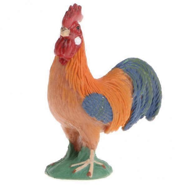 2x Simulation Chicken Animal Model Action Figure for