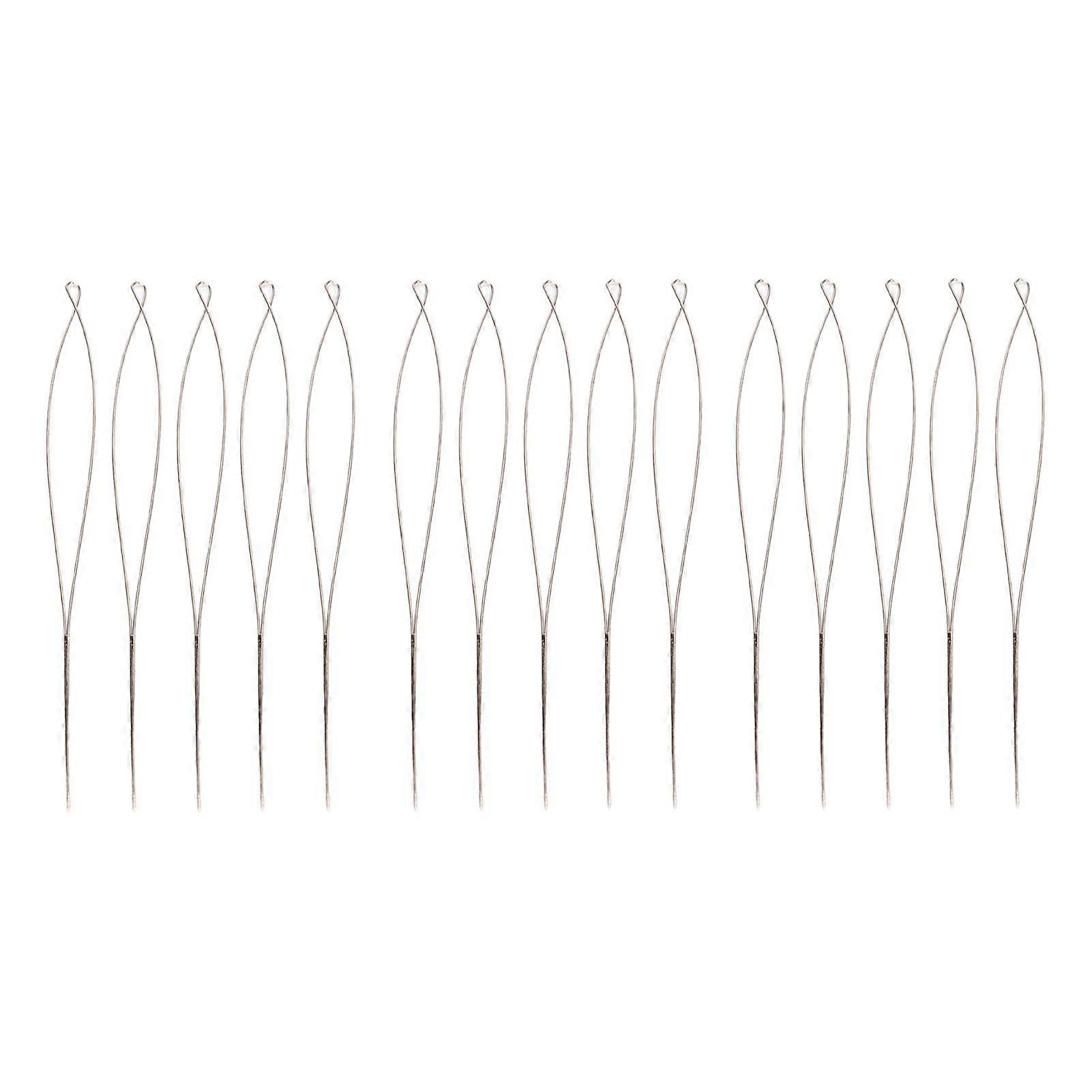 2025 Neuestes Modell 15PCS Perlennadeln Edelstahl Mitte offene Nadeln