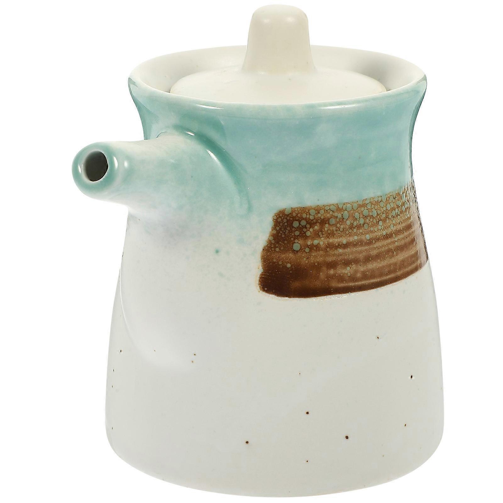 Japanese Style Pot, Kitchen Dispenser to Prevent Dust, Seasoning Holder