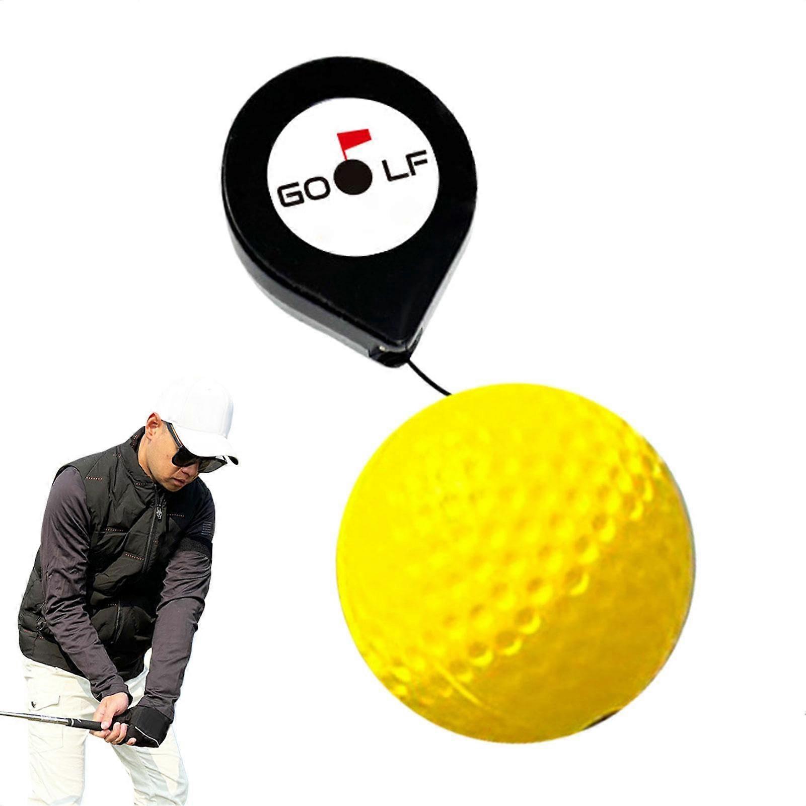 Golf Swing Trainer with Smart Ball for Posture Correction, Portable Training Aid for Beginners and Family