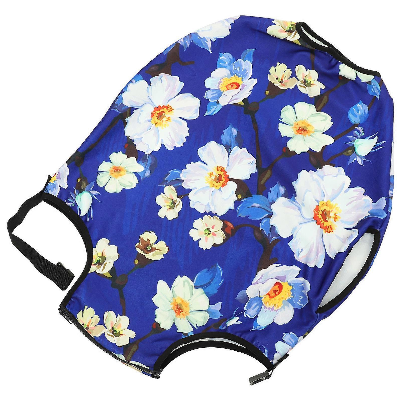Durable Travel Luggage Cover with Creative Flower Pattern, Protective Suitcase Sleeve for Outdoor Use, Stylish Design to Prevent Dirt and Scratches