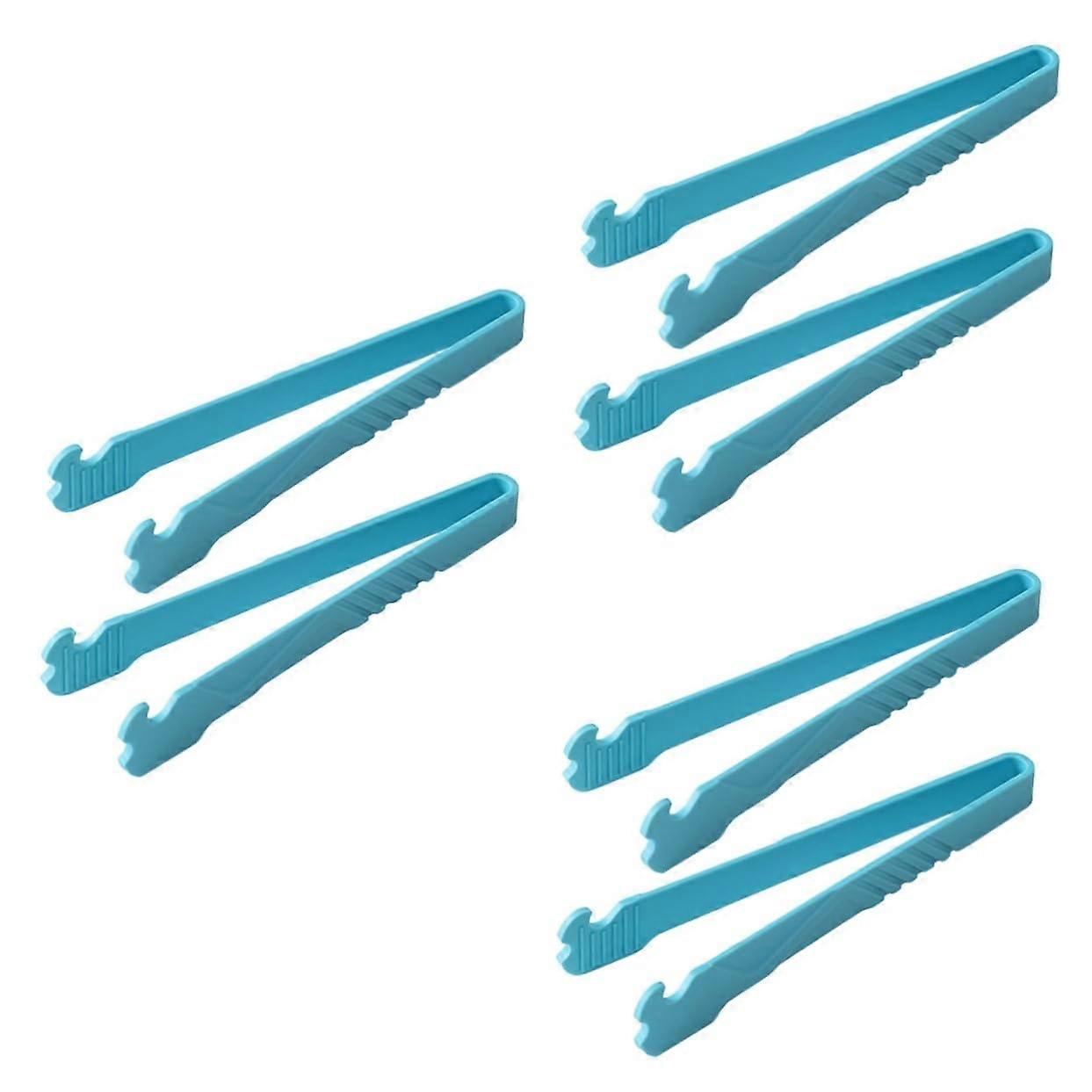 6 pcs Multifunctional food container toast spaghetti lifter grill tongs
