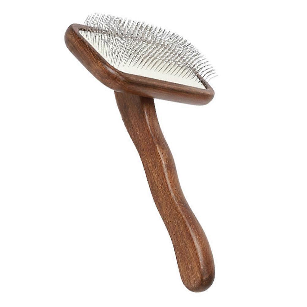 Cat Grooming Comb Pet Cleaning Comb Non Slip Home Use Wood 1Pcs