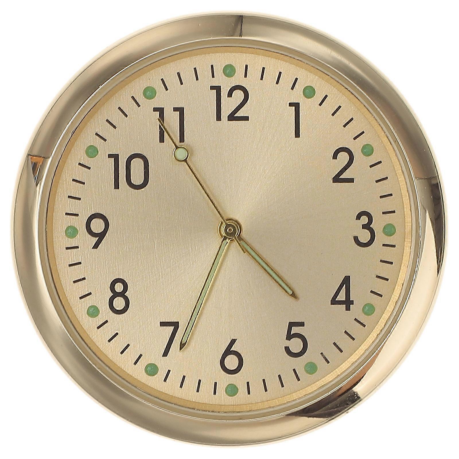 Car Clocks Square Shape Time Display School Use 1.6X1.6X0.5in 1Set