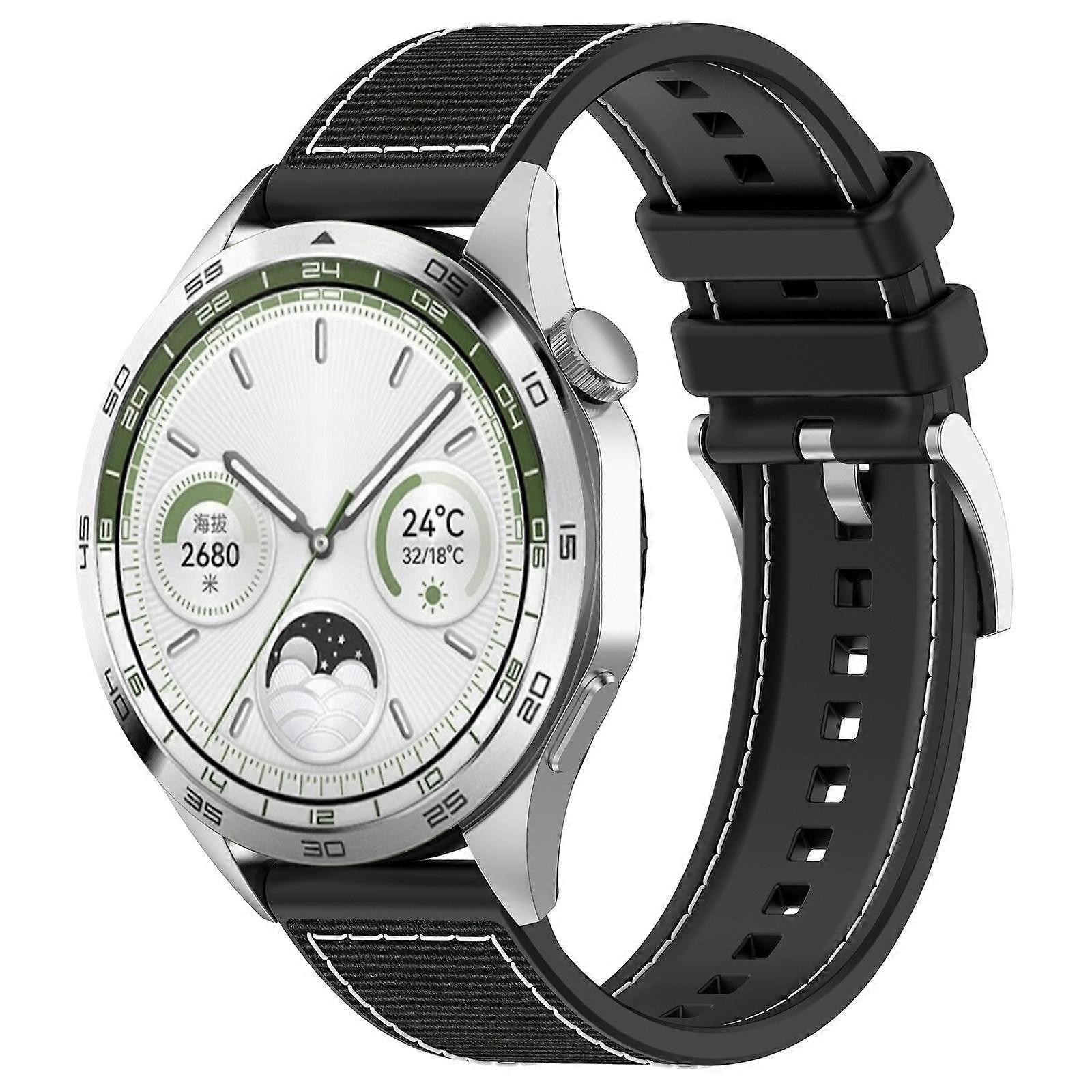 xDfind Hybrid Nylon Braid Silicone Watch Band