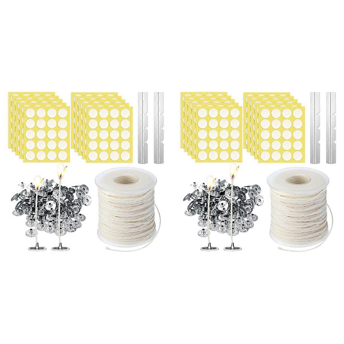 Wick,Wick Sustainer Tabs,Wick Stickers,Wicks Holder for Candle Making