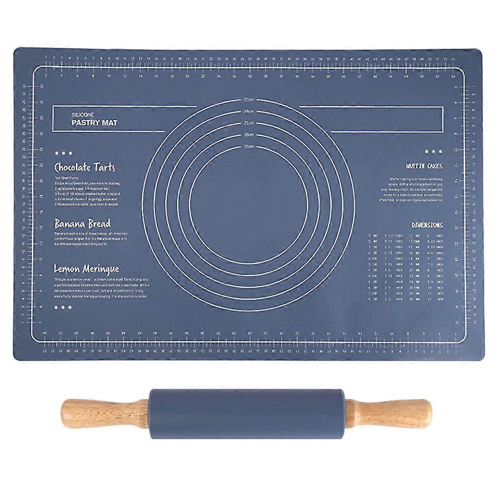 Bread Mats For Baking Home Bakers Easy To Clean Silicone Rectangular 1Set