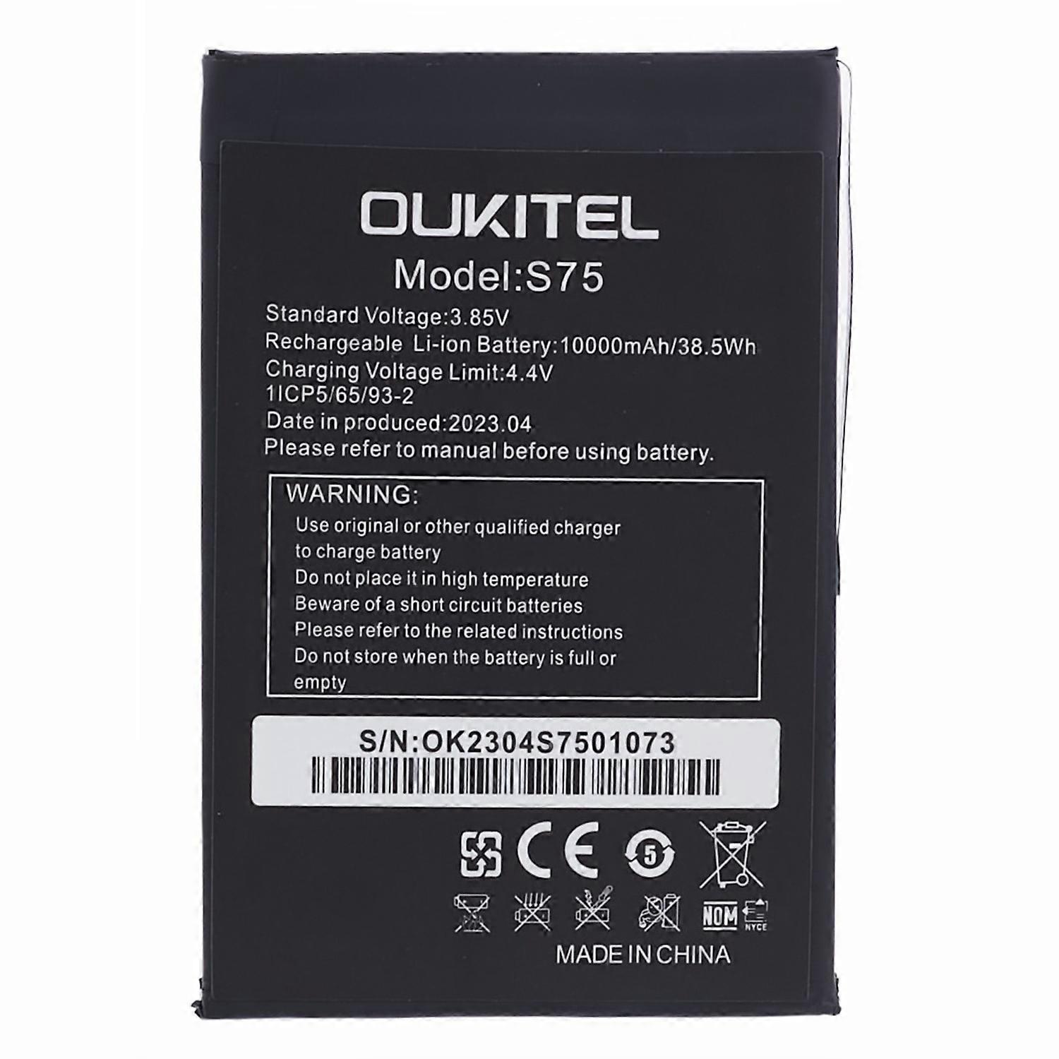 Pour Oukitel WP6 3.85V 10000mAh Batterie Li Polymère rechargeable pièce d’assemblage (Encode : S75)