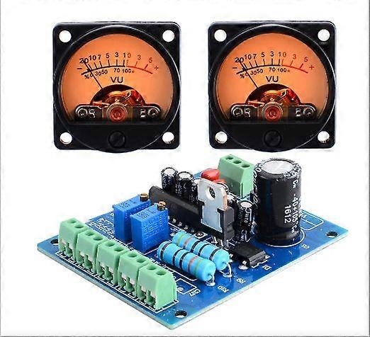 Level meter VU meter Power meter 2 VU meters 1 driver board kit