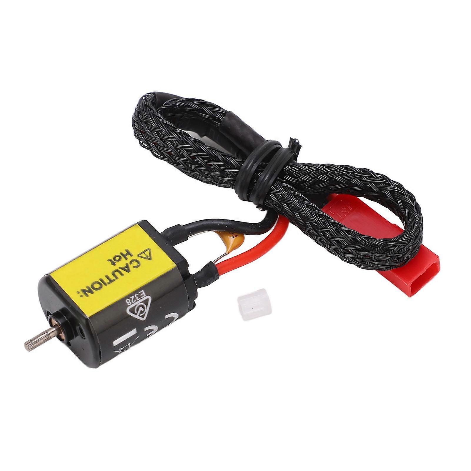 030 88T Bushed Motor Low Noise Lightweight Red JST Plug RC Brushed Motor with Gear for RC Car