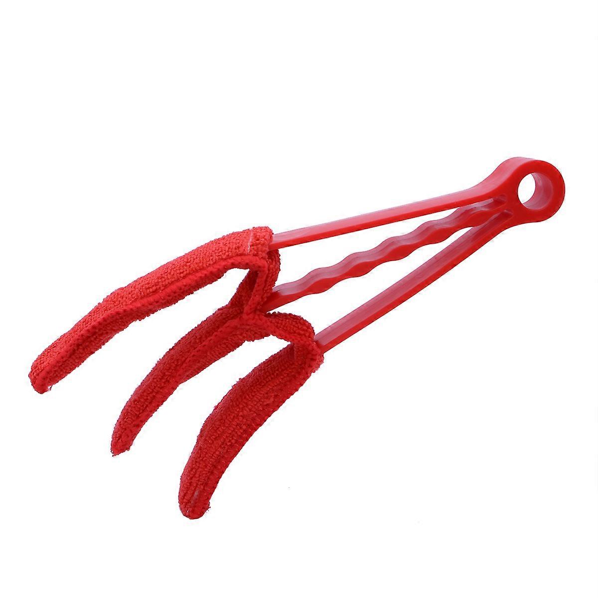 Blind Cleaner Duster Tool Blind Cleaner For Bank Use Microfibre Fabric Red 1Set
