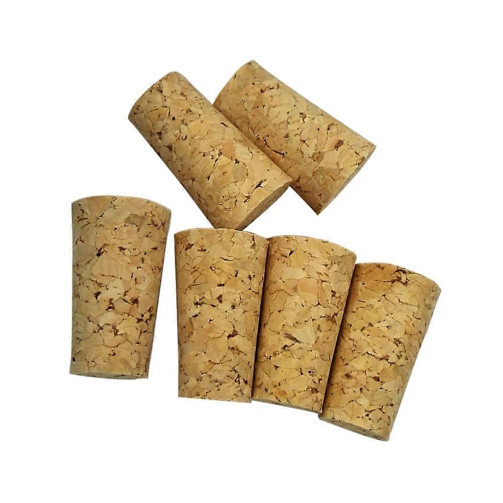 20 Pcs Premium Natural Wooden Wine Corks Stoppers with Plug for Home, Weddings, and Bars