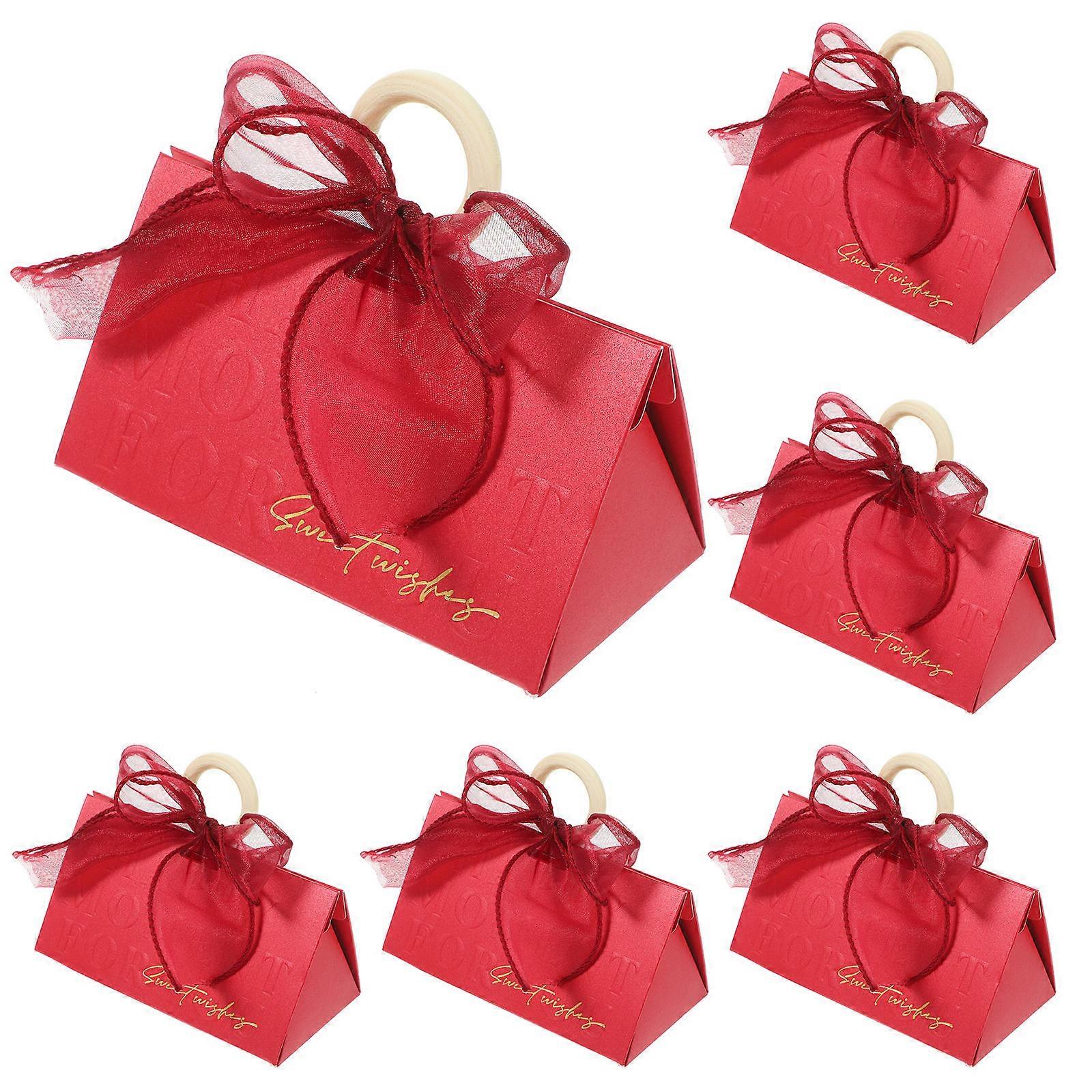 Mini Present Boxes Storage Simple and Fresh Wood 18Pcs For Christmas Valentine's Day