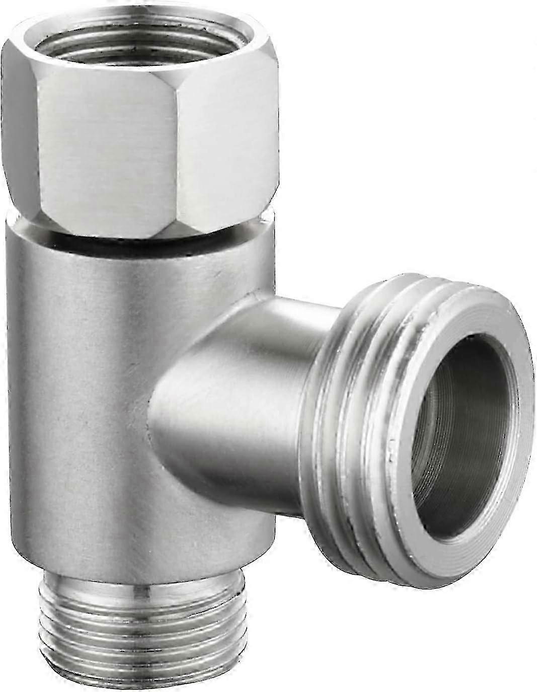 3-طريقة 3/8 "و 1/2" 3 طريقة محول المحملة موصل الفولاذ المقاوم للصدأ 3/8 "خط المياه T تركيب نحى النيكل