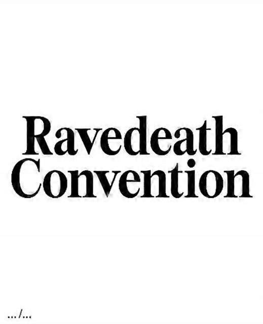 Ravedeath Convention by Jan Philipzen Paperback