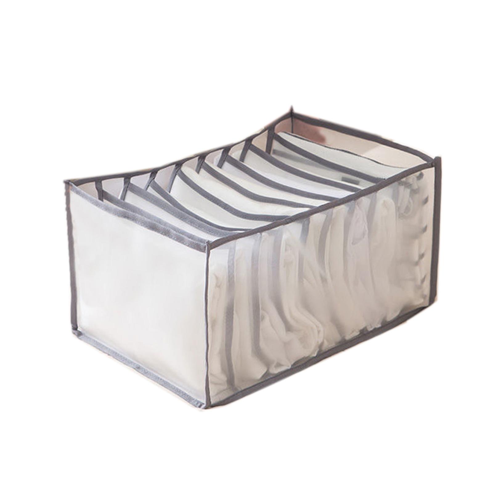 Storage Bag Clothes Jeans Pants Drawer Organizer Wardrobe Boxes Foldable Closet Drawer Organizer Clothes Drawer Mesh Separation Box