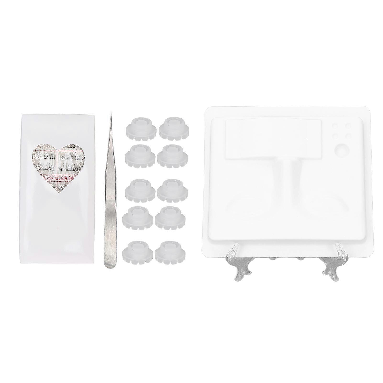 5pcs False Extensions Eyelashes Set Lash Practicing Set Makeup Training Eyelashes for Beginners