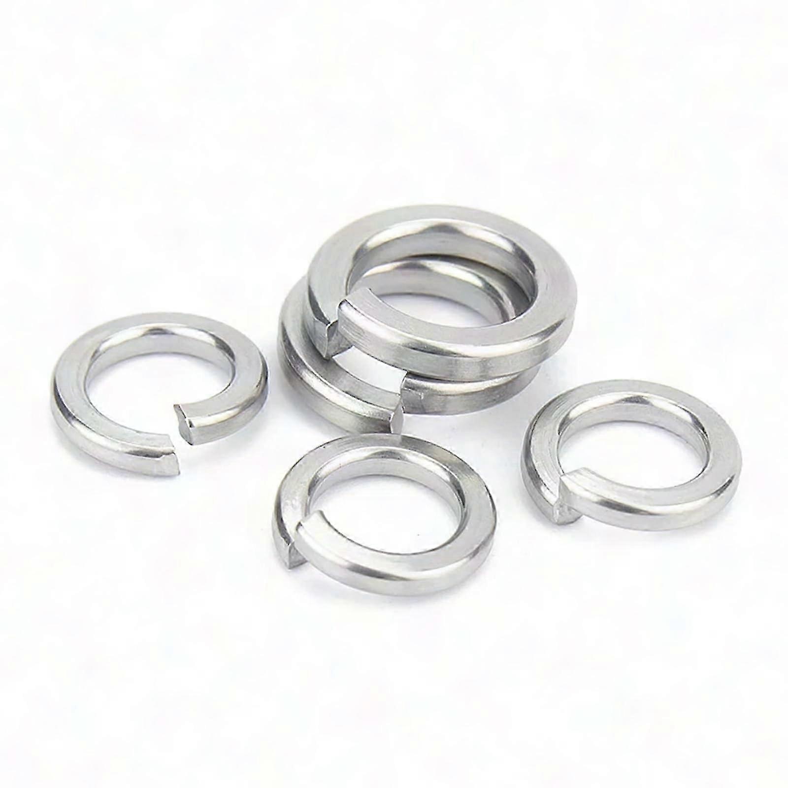 Metal Elastic Gaskets M1.6-M12 Split Spring Lock Washers GB93 (M3 100pcs)